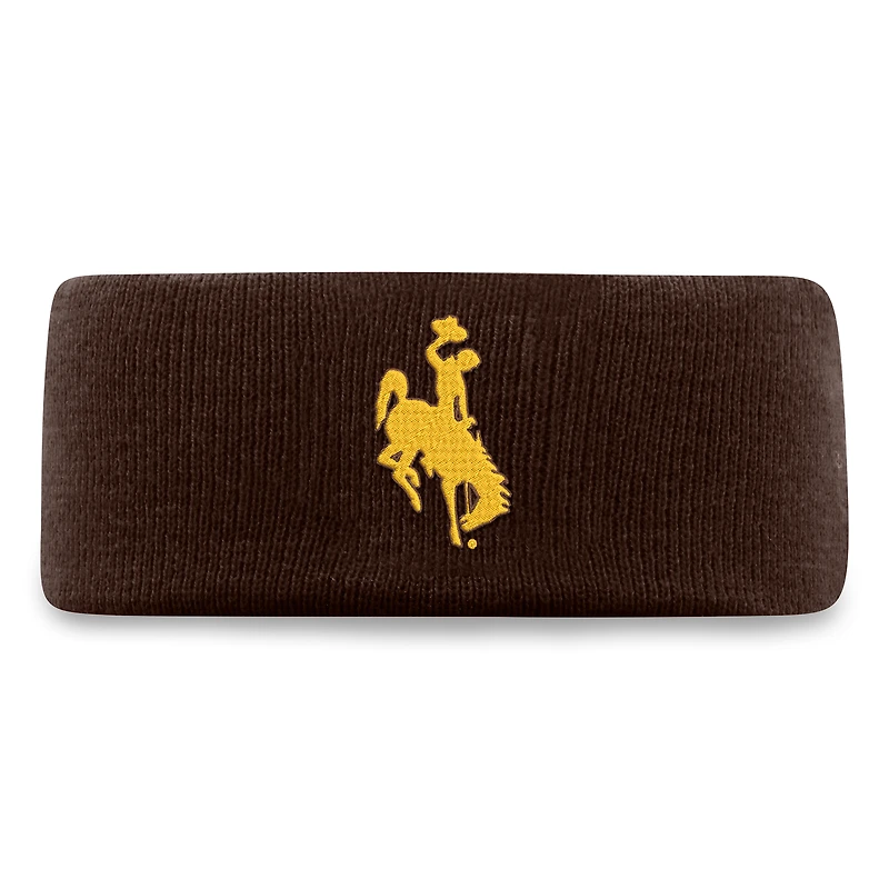 Men's Top of the World Brown Wyoming Cowboys Knit Headband