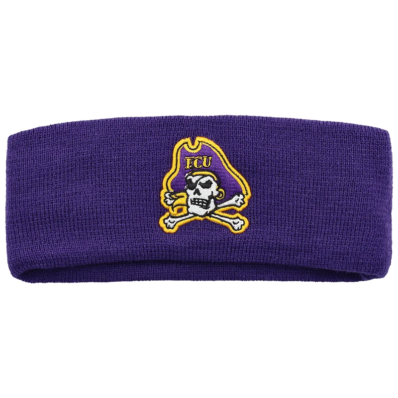 Men's Top of the World Purple ECU Pirates Team Logo Knit Headband