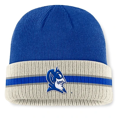 Men's Top of the World Royal Duke Blue Devils Silas Cuffed Knit Hat