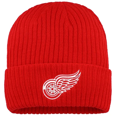 Men's Fanatics  Red Detroit Red Wings Logo Cuffed Knit Hat