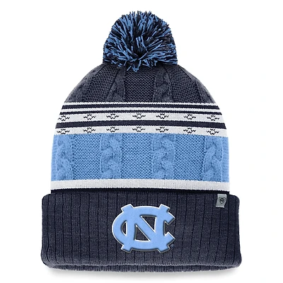 Men's Top of the World Carolina Blue North Carolina Tar Heels Altitude Cuffed Knit Hat with Pom
