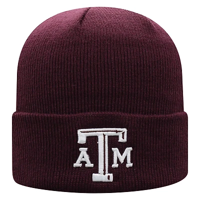 Men's Top of the World Maroon Texas A&M Aggies Logo Cuffed Knit Hat