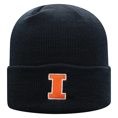 Men's Top of the World Navy Illinois Fighting Illini Logo Cuffed Knit Hat