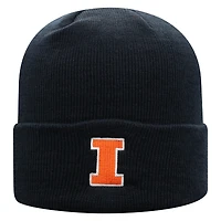 Men's Top of the World Navy Illinois Fighting Illini Logo Cuffed Knit Hat
