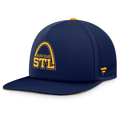 Men's Fanatics  Navy St. Louis Blues Rink Hometown Snapback Hat