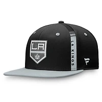 Men's Fanatics Black/Gray Los Angeles Kings 2022 NHL Draft Authentic Pro Snapback Hat