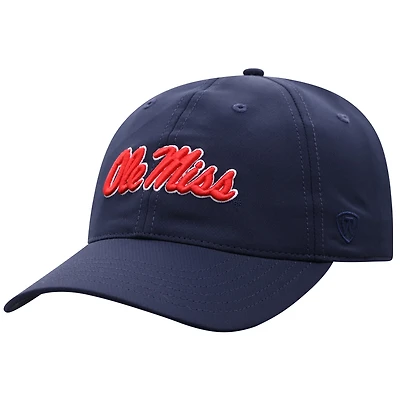 Men's Top of the World  Navy Ole Miss Rebels Victory Trainer Adjustable Hat