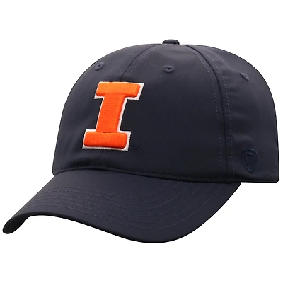Men's Top of the World  Navy Illinois Fighting Illini Victory Trainer Adjustable Hat