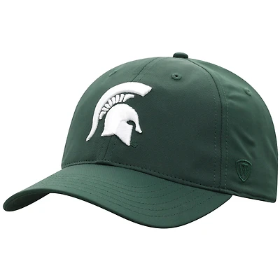 Men's Top of the World  Green Michigan State Spartans Victory Trainer Adjustable Hat