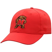 Men's Top of the World  Red Maryland Terrapins Victory Trainer Adjustable Hat