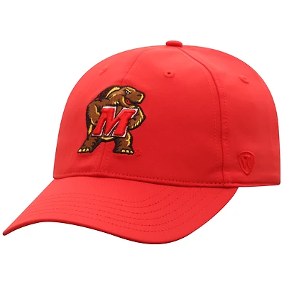 Men's Top of the World  Red Maryland Terrapins Victory Trainer Adjustable Hat