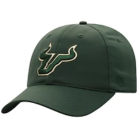 Men's Top of the World  Green South Florida Bulls Victory Trainer Adjustable Hat