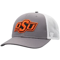 Men's Top of the World Gray Oklahoma State Cowboys Trucker Adjustable Hat