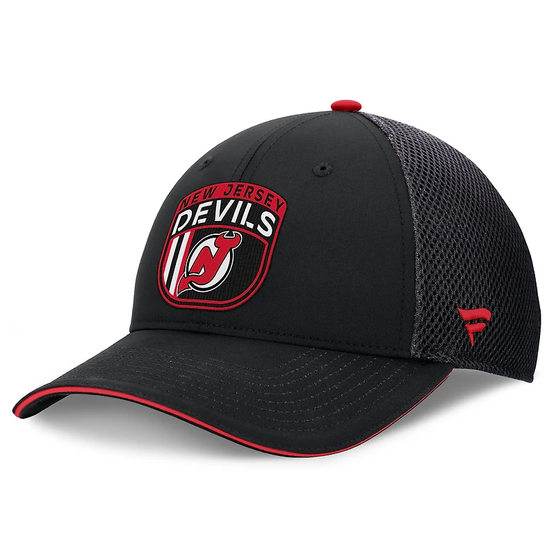 Men's Fanatics New Jersey Devils Authentic Pro Home Ice Trucker Adjustable Hat