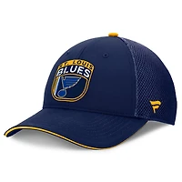 Men's Fanatics Navy St. Louis Blues Authentic Pro Home Ice Trucker Adjustable Hat