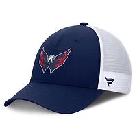 Men's Fanatics  Navy/White Washington Capitals  Authentic Pro Rink Adjustable Hat