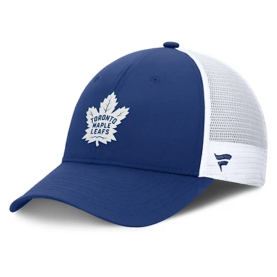 Men's Fanatics  Blue/White Toronto Maple Leafs  Authentic Pro Rink Adjustable Hat
