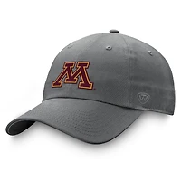 Men's Top of the World  Gray Minnesota Golden Gophers Victory Staple Adjustable Hat