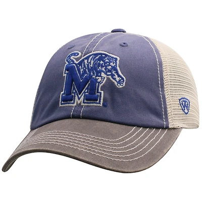 Men's Top of the World  Royal Memphis Tigers Off Road Adjustable Trucker Hat