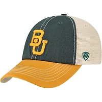 Men's Top of the World  Green/Gold Baylor Bears Off Road Adjustable Trucker Hat