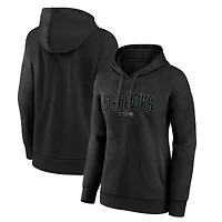 Women's Fanatics  Seattle Seahawks Blackout Luxe Arch Pullover Sweatshirt
