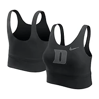 Women's Nike  Black Duke Blue Devils Performance Long Line Sports Bra