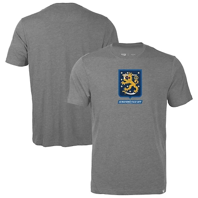 Men's Levelwear Gray Finland 2025 4 Nations Face-Off Thrive Tri-Blend T-Shirt