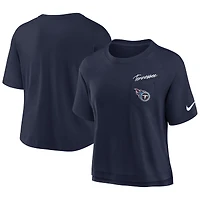 Women's Nike  College Navy Tennessee Titans Performance Pocket T-Shirt