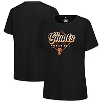 Women's Fanatics Black San Francisco Giants Wordmark T-Shirt