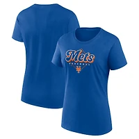 Women's Fanatics Royal New York Mets Cotton T-Shirt
