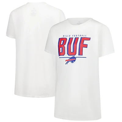 Women's Fanatics White Buffalo Bills Cheerleader T-Shirt