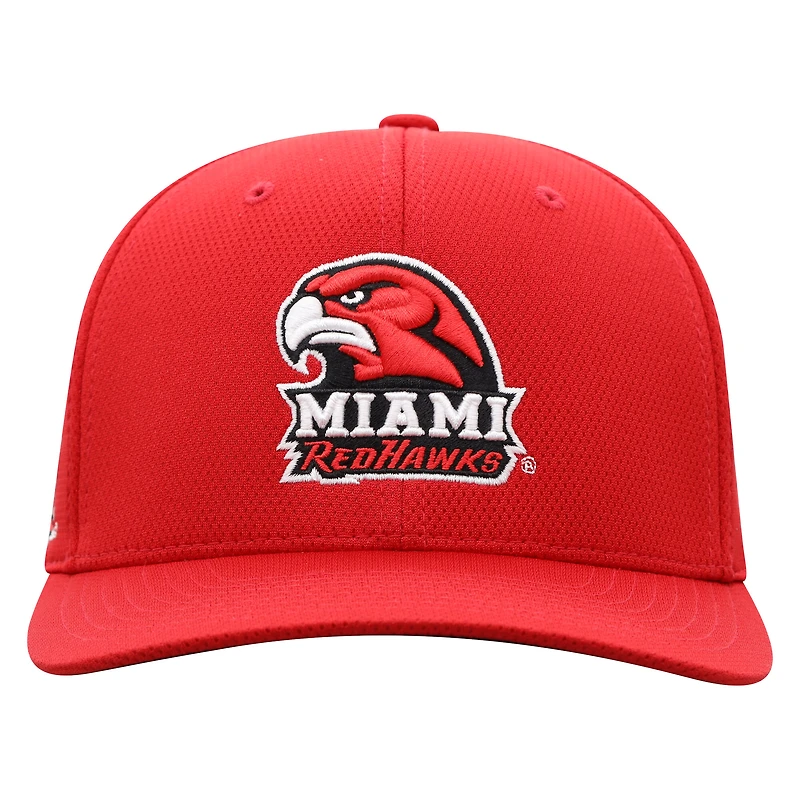 Men's Top of the World  Red Miami University RedHawks Reflex Performance Flex Hat
