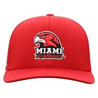 Men's Top of the World  Red Miami University RedHawks Reflex Performance Flex Hat