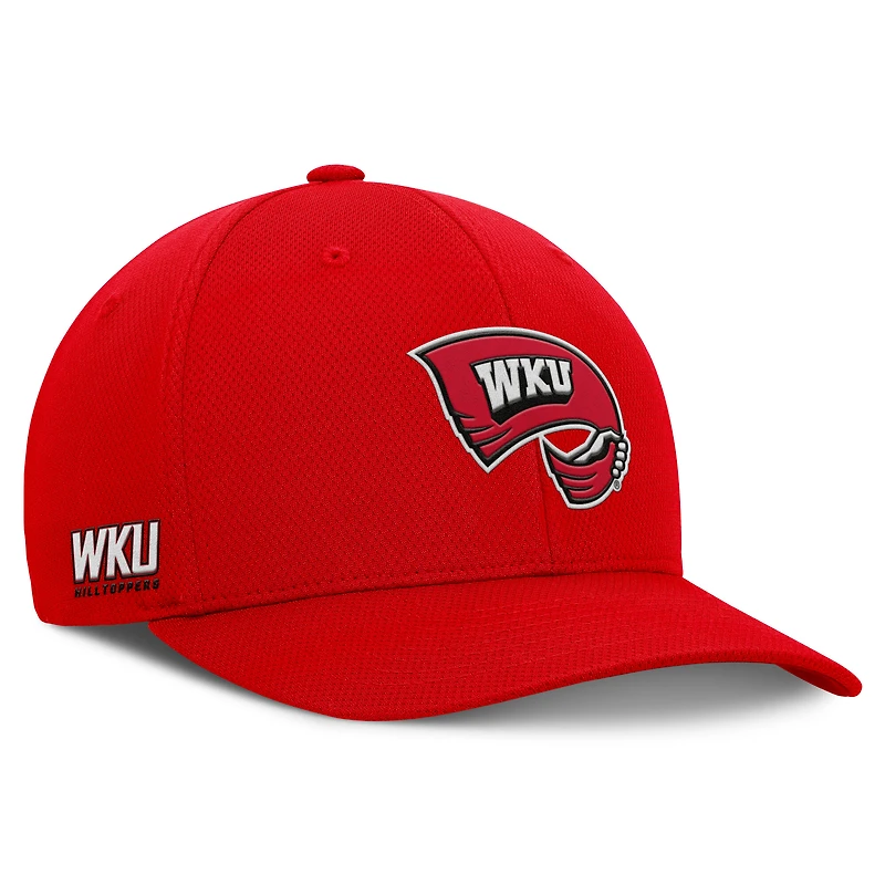 Men's Top of the World  Red Western Kentucky Hilltoppers Reflex Performance Flex Hat