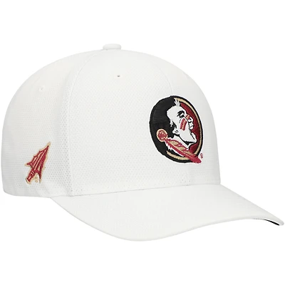 Men's Top of the World  White Florida State Seminoles Reflex Performance Flex Hat