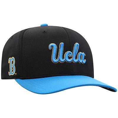 Men's Top of the World  Black UCLA Bruins Reflex Fitted Hat