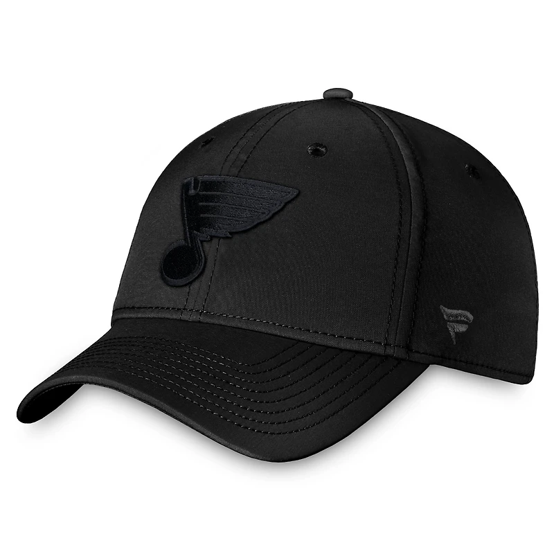 Men's Fanatics Black St. Louis Blues Team Haze Flex Hat