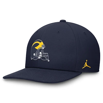 Men's Jordan Brand Navy Michigan Wolverines Dry-FIT Pro Adjustable Hat