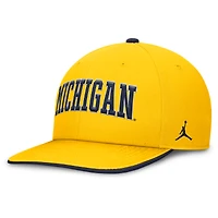 Men's Jordan Brand  Maize Michigan Wolverines Athletics Pro Adjustable Hat