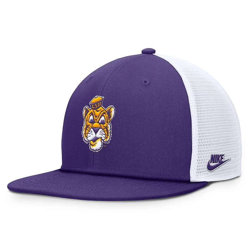 Men's Nike  Purple LSU Tigers Performance Pro Adjustable Hat