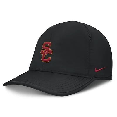 Men's Nike Black USC Trojans On-Field Featherlight Performance Adjustable Hat