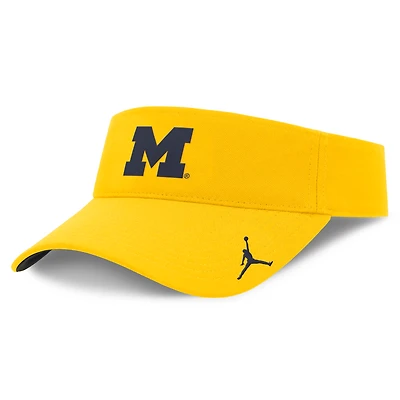 Men's Jordan Brand Maize Michigan Wolverines Ace Performance Adjustable Visor