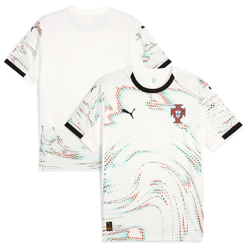 Men's Puma White Portugal National Team 2025 Away Replica Jersey