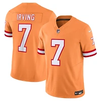 Men's Nike Bucky Irving Orange Tampa Bay Buccaneers Alternate 2 Throwback Vapor F.U.S.E. Limited Jersey