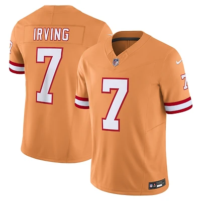 Men's Nike Bucky Irving Orange Tampa Bay Buccaneers Alternate 2 Throwback Vapor F.U.S.E. Limited Jersey