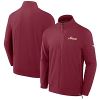 Men's Fanatics Garnet Arizona Coyotes Woven Rink Full-Zip Jacket