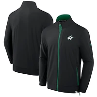 Men's Fanatics  Black Dallas Stars Authentic Pro Rink Coaches Full-Zip Jacket