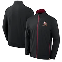 Men's Fanatics  Black Arizona Coyotes Authentic Pro Rink Coaches Full-Zip Jacket