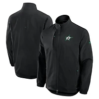 Men's Fanatics  Black Dallas Stars Authentic Pro Rink Coaches Full-Zip Jacket