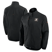 Men's Fanatics  Black Anaheim Ducks Authentic Pro Rink Coaches Full-Zip Jacket